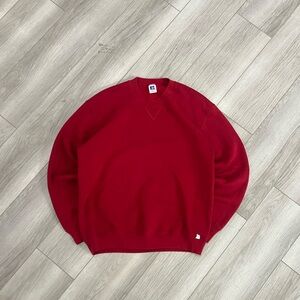 Russell Athletic Red Crewneck Sweater